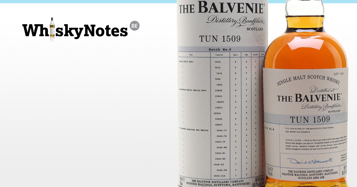 balvenie tun 1509 batch 6 whisky