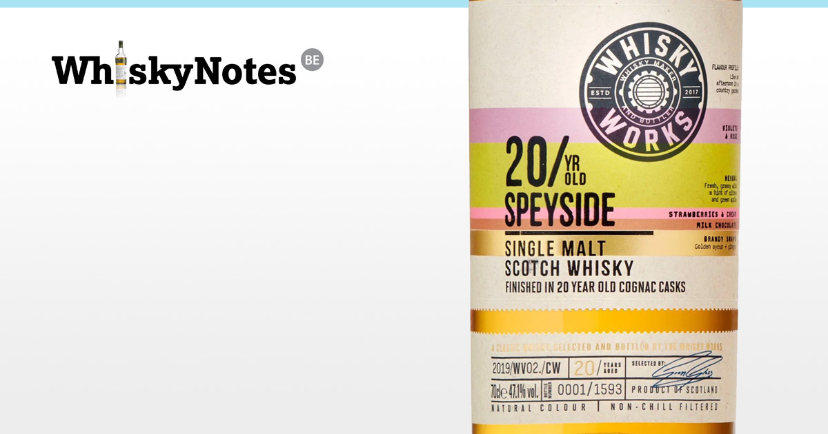 speyside 20 years whisky works