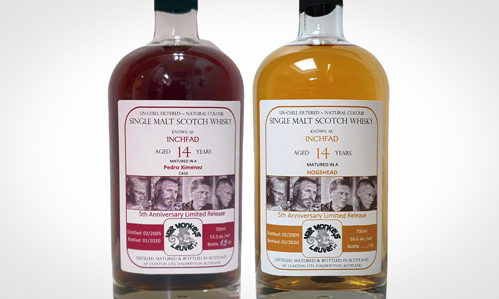 Inchfad 2005 (bourbon vs. Pedro Ximenez) - Malt Monkeys