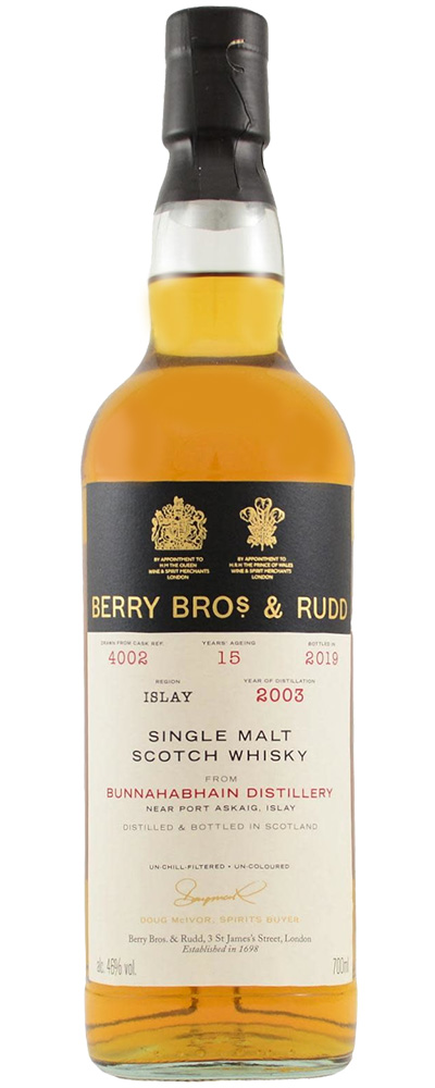 Bunnahabhain 2003 (Berry Bros. & Rudd)