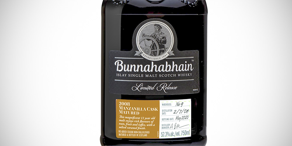 Bunnahabhain 2008 Manzanilla Cask