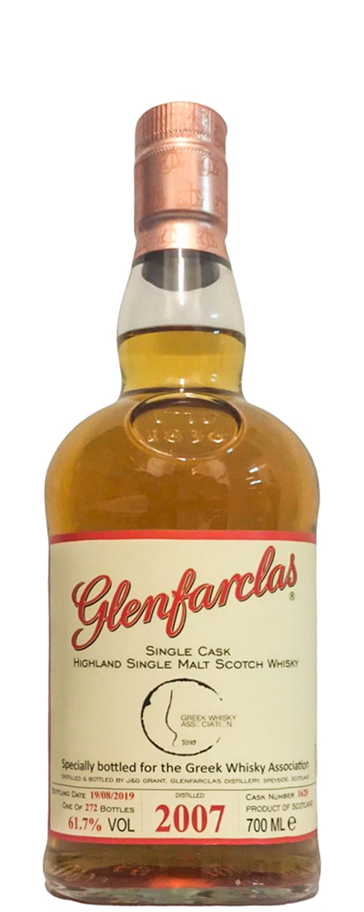 Glenfarclas 2007 (cask #1628 for Greek Whisky Association)
