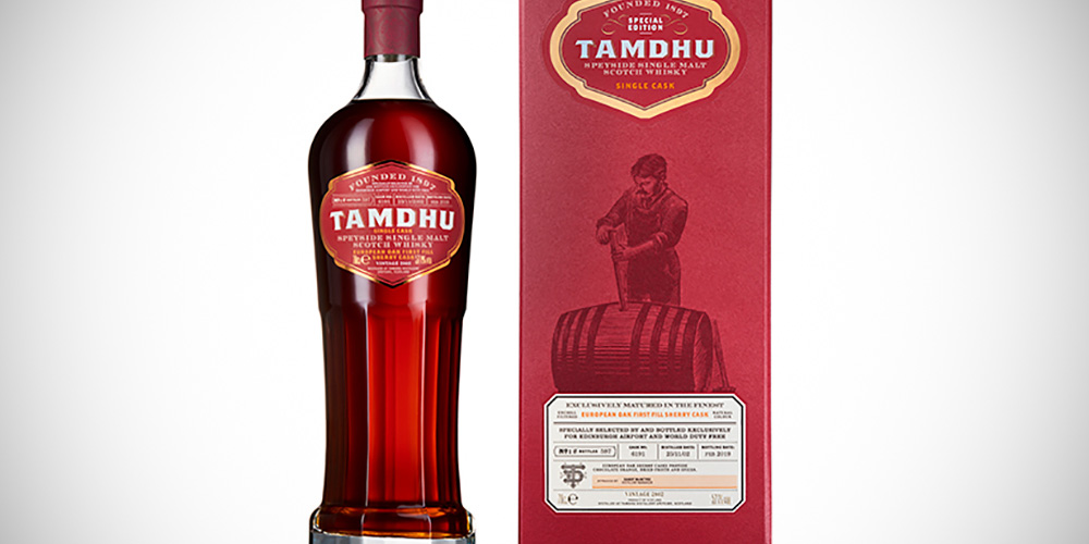 Tamdhu Edinburgh airport single cask