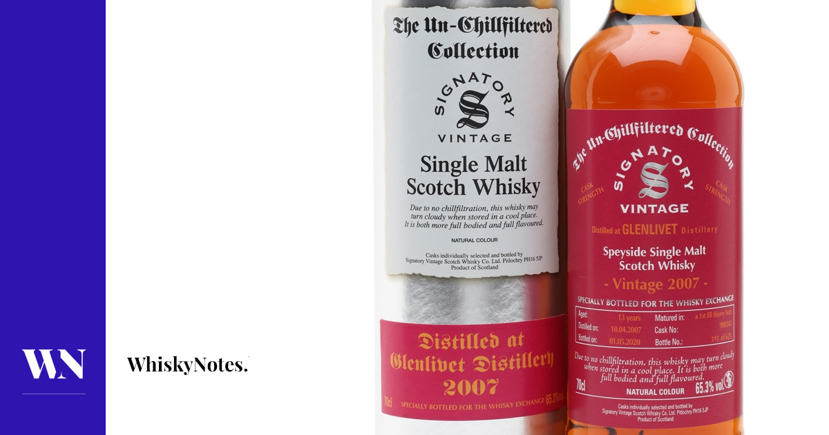 Glenlivet 2007 (Signatory Vintage TWE exclusive Glenlivet 2007 (Signatory Vintage TWE exclusive