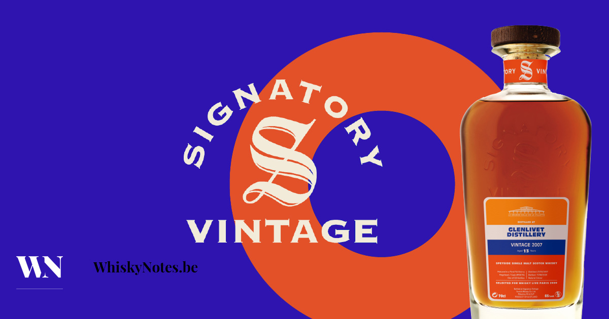 Glenlivet 2007 (Signatory for Whisky Live 2020) | WhiskyNotes review