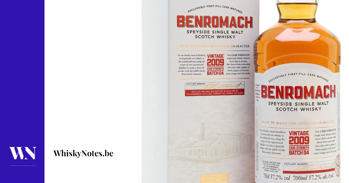 Benromach Cask Strength 2009 (Batch #4) | WhiskyNotes review
