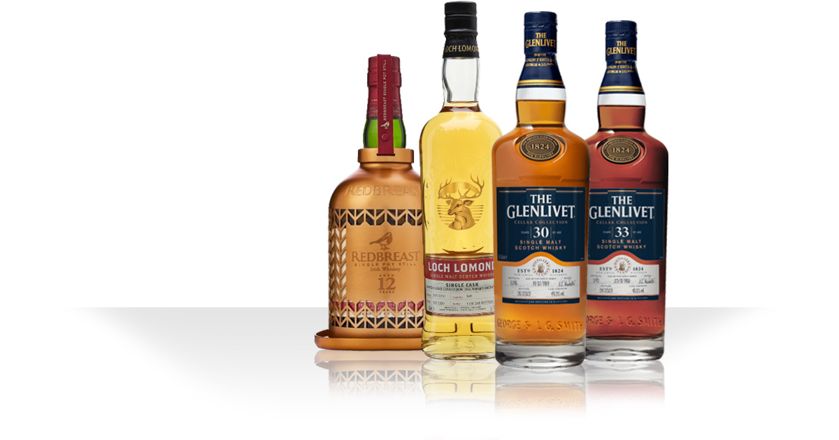 New: Glenlivet Cellar Collection / Redbreast Bird feeder / Loch