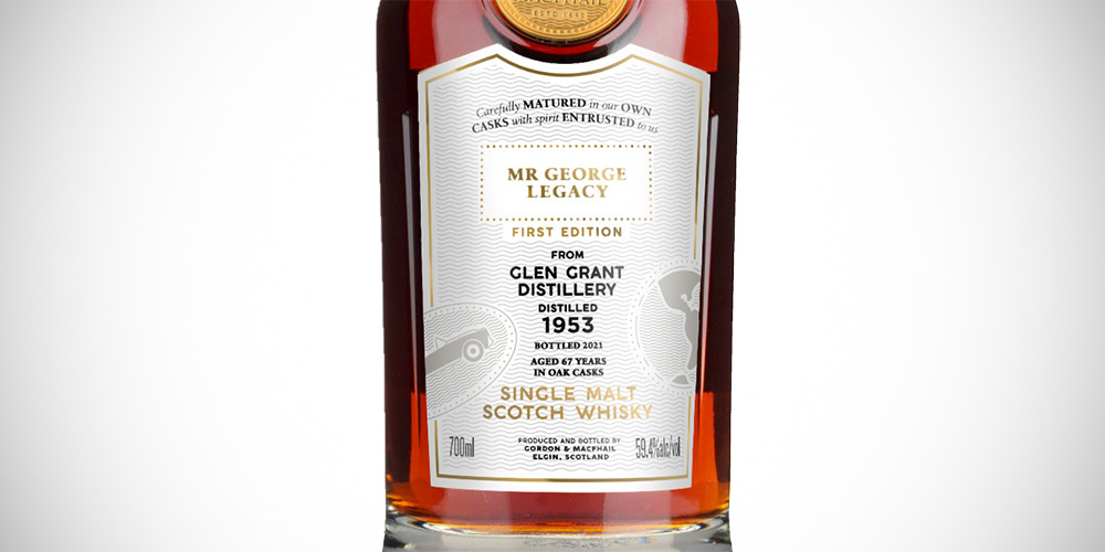 Gordon & MacPhail Mr. George Legacy - Glen Grant 1953