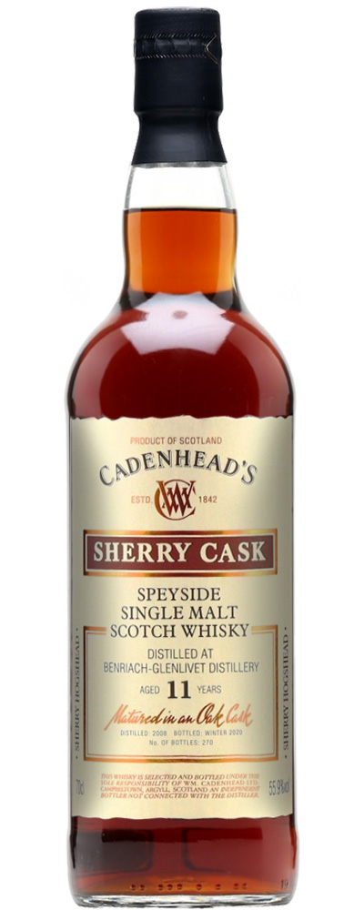 Benriach 2008 (Cadenhead Sherry Cask)