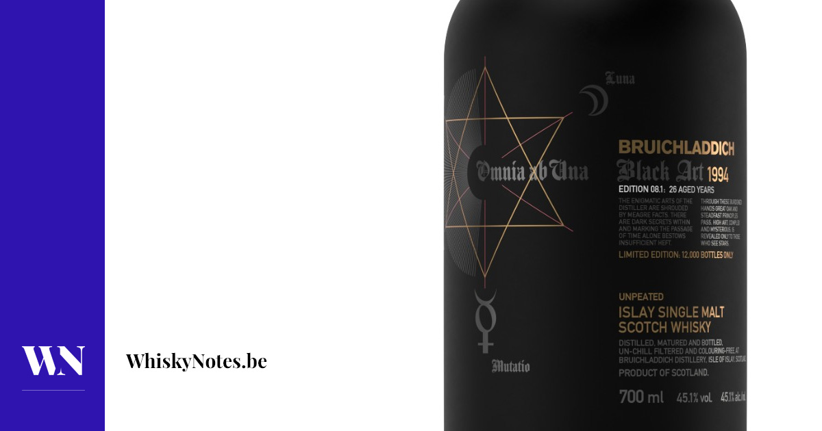 Bruichladdich Black Art 08.1 | WhiskyNotes review