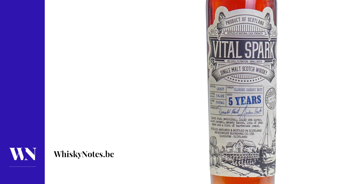 Vital Spark 5 Years (Batch #0003) | WhiskyNotes review