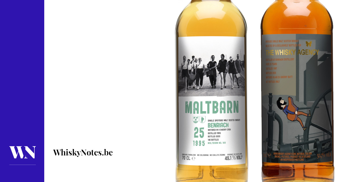 BenRiach 1997 (The Whisky Agency) / BenRiach 1995 (Maltbarn