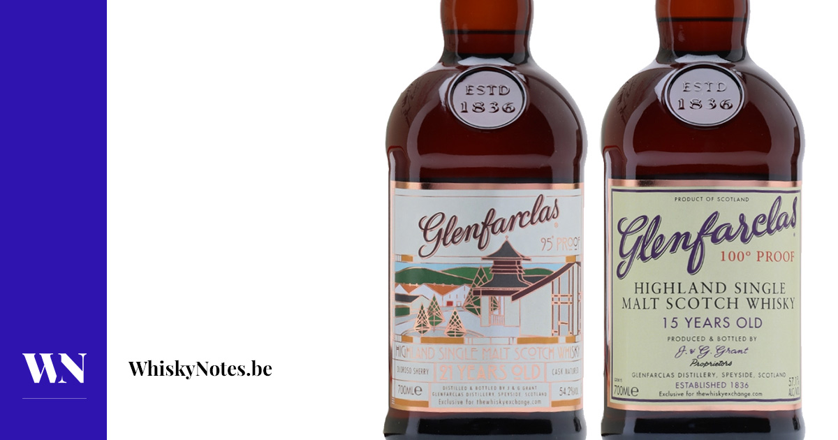 Glenfarclas 21 Years / Glenfarclas 15 Years (TWE exclusive)
