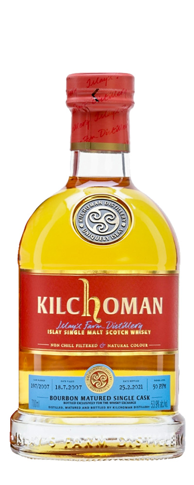 Kilchoman 2007 (cask #197 for The Whisky Exchange)