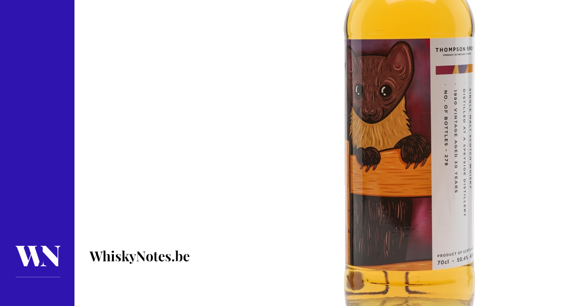 Speyside Malt 1990 (Thompson Brothers) | WhiskyNotes review