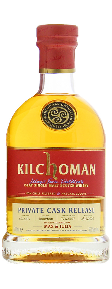 Kilchoman 2007 Max & Julia / Kilchoman 2012 Madeira for GWA