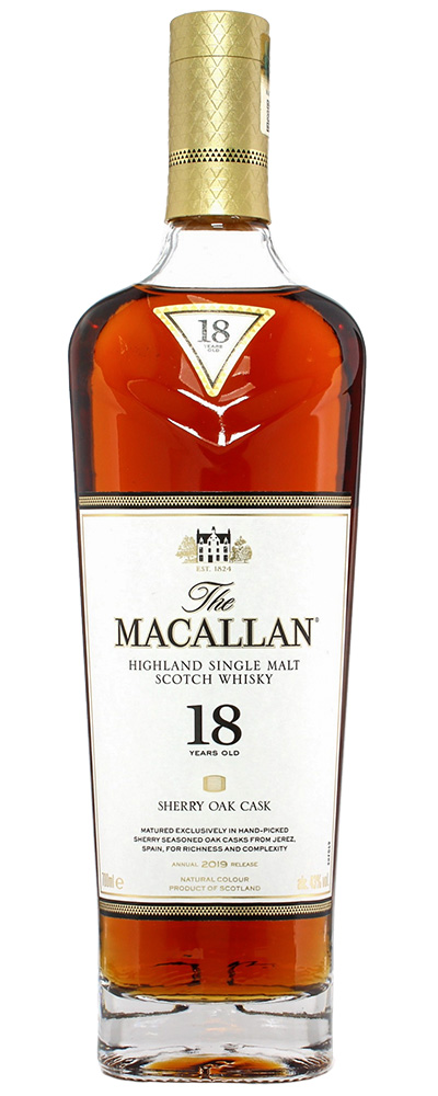 Macallan 18 Years Sherry Oak (2019 edition)