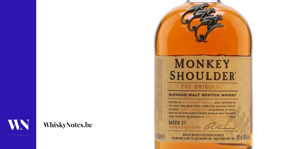 MONKEY SHOULDER 'BATCH 27' BLENDED MALT SCOTCH WHISKY — Bogey's