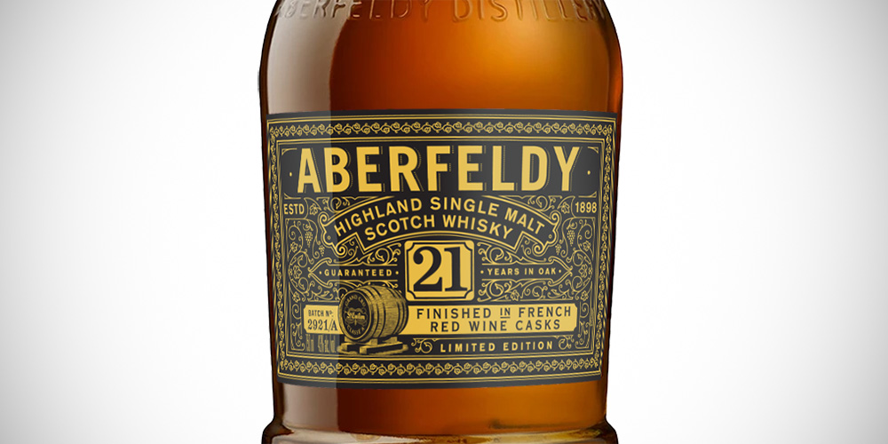 Aberfeldy 21 Years red wine finish