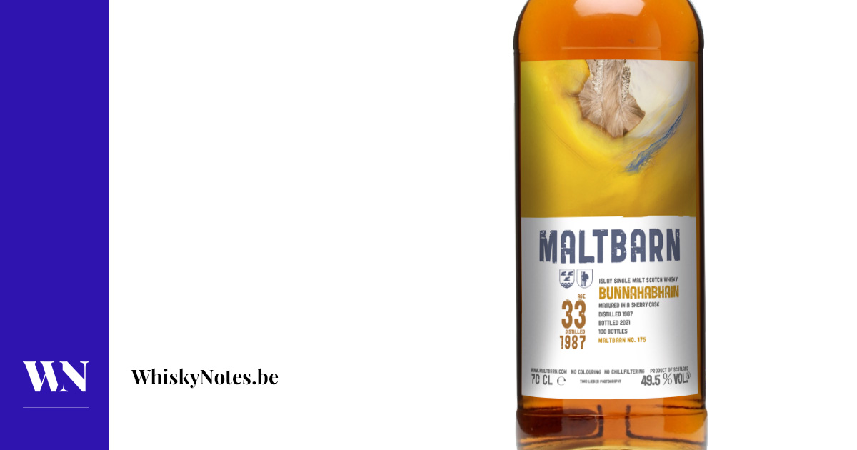 Bunnahabhain 1987 33 Years (Maltbarn) | WhiskyNotes review