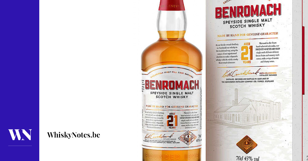 Benromach 21 Year Old | WhiskyNotes review