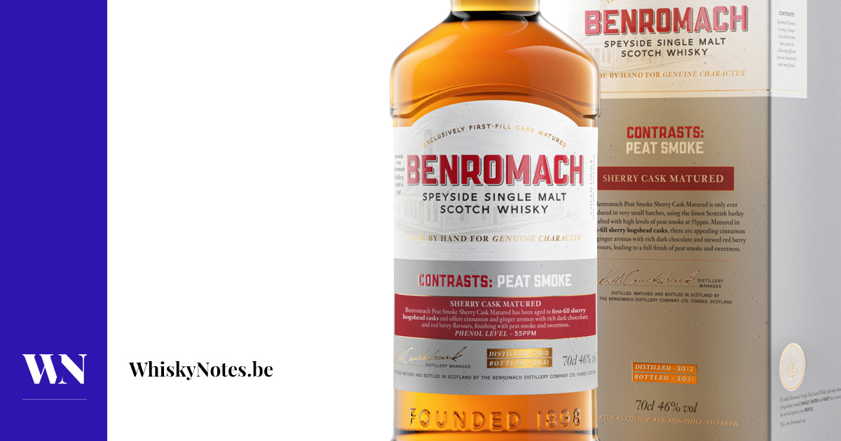 Benromach Contrasts: Peat Smoke Sherry 2012 | whisky review