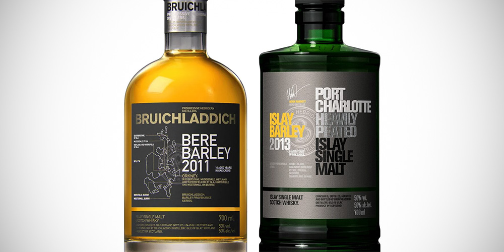 Bruichladdich Bere Barley 2011 / Port Charlotte Islay Barley 2013