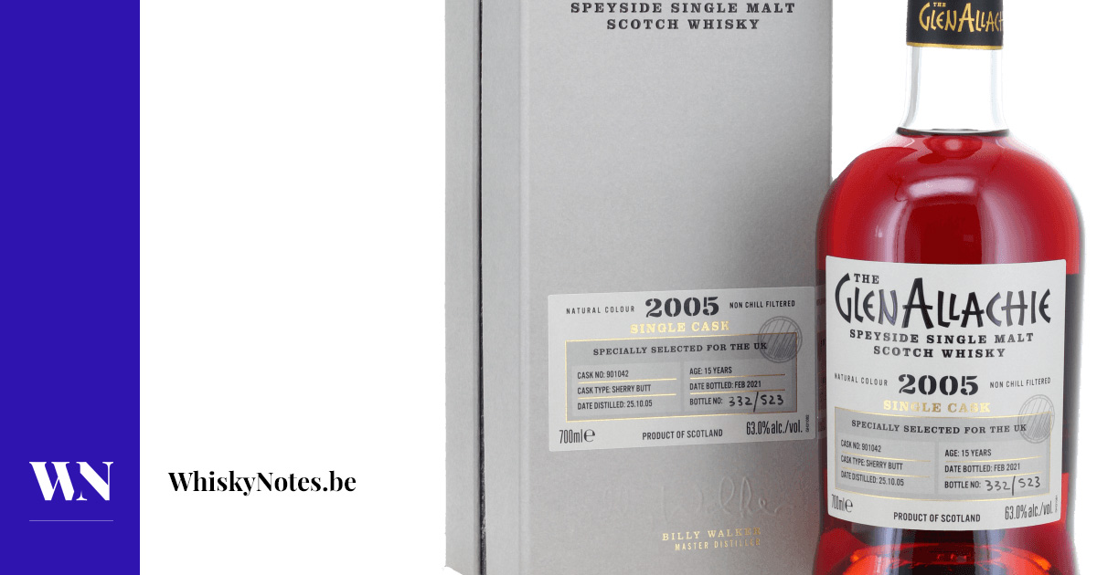 GlenAllachie 2005 Sherry cask #901042 | WhiskyNotes review