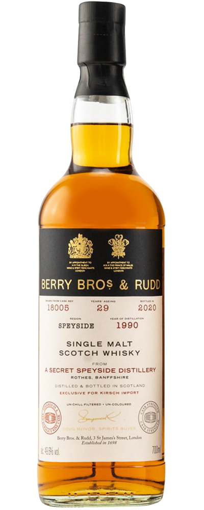 Secret Speyside 1990 Red Bordeaux / Orkney Malt 2000 Amarone (Berry Bros)