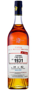Cognac Prunier 1931 Fins Bois