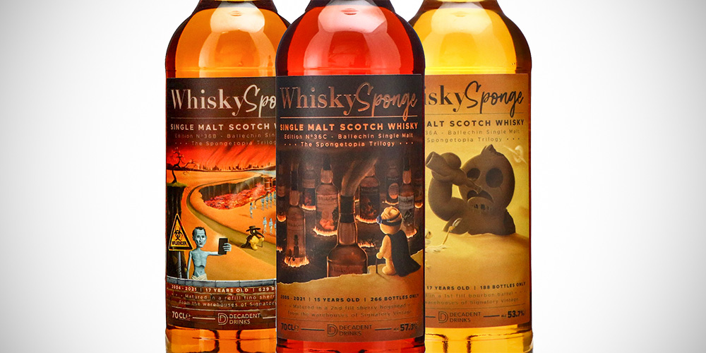 Spongetopia trilogy Ballechin whisky
