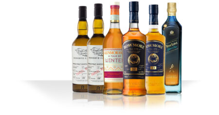 Bowmore No Corners To Hide / Glenmorangie Tale of Winter / Blue Label Pittyvaich