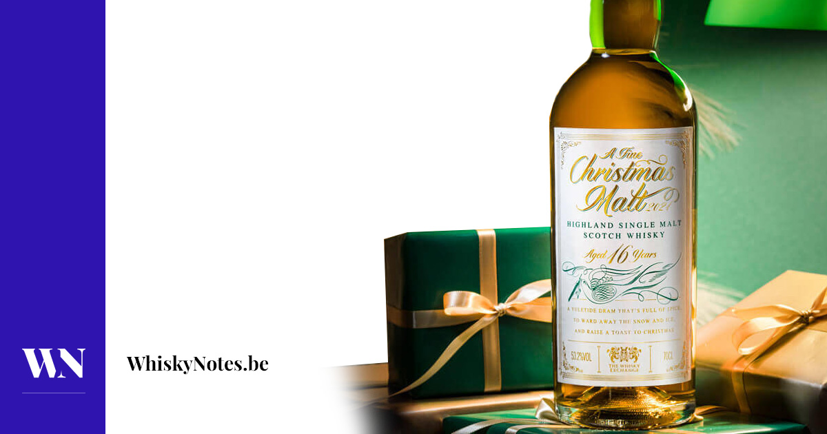 A Fine Christmas Malt 2021 (The Whisky Exchange) WhiskyNotes review