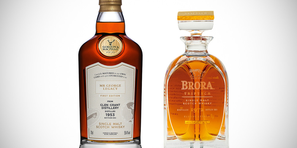 Glen Grant 1953 Mr George / Brora 1972 Triptych