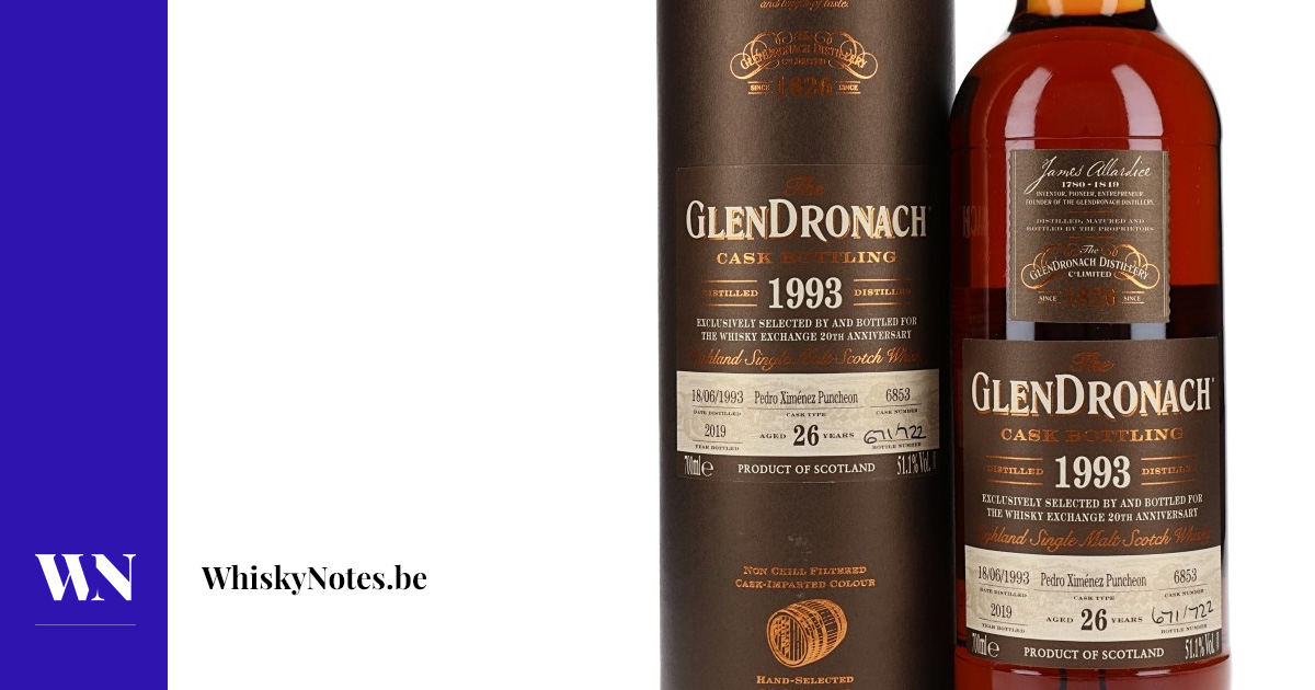 GlenDronach 1993 cask #6853 (TWE exclusive) | WhiskyNotes