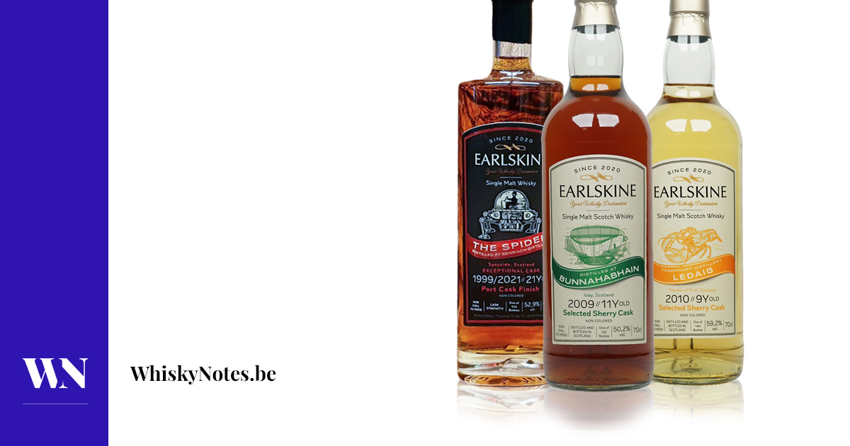 Bunnahabhain 2009 / Ledaig 2010 / BenRiach 1999 (Earlskine)