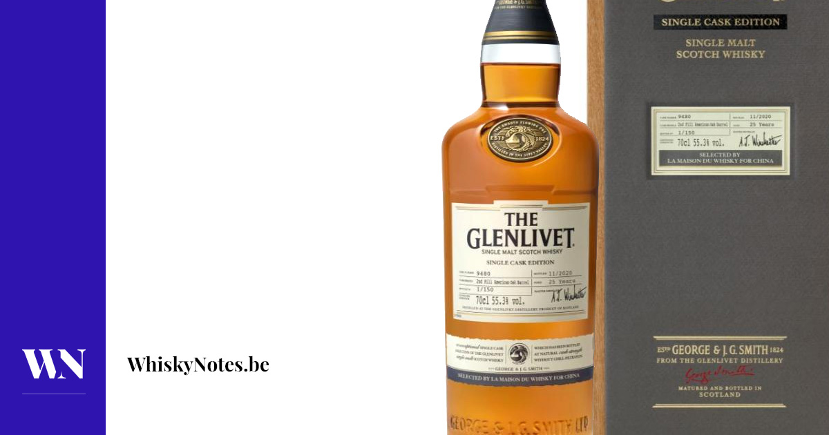 Glenlivet 1995 cask #9480 (Jack Tar) | WhiskyNotes review