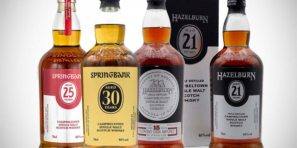 Springbank 25 + 30 Years / Hazelburn 21 Years