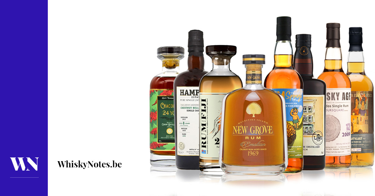 8 Rum: New Grove, New Yarmouth, Hampden, Caroni, Fiji…