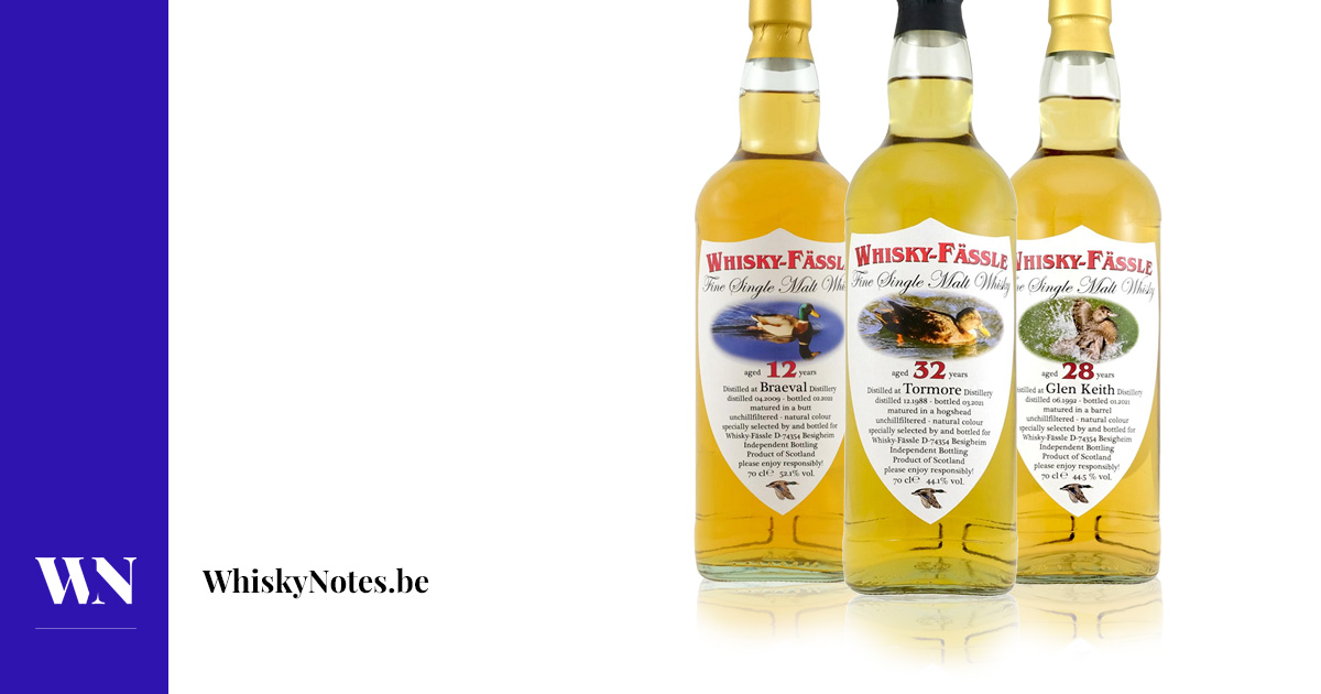 Tormore 1988 / Glen Keith 1992 / Braeval 2009 (WhiskyFässle)