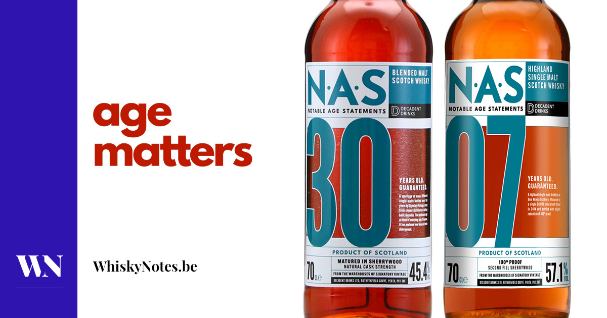 NAS Notable Age Statements (Decadent Drinks) review