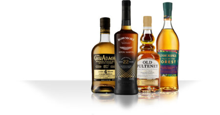 Bowmore 22 Aston Martin / Old Pulteney Coastal series / Glenmorangie Tale of the Forest