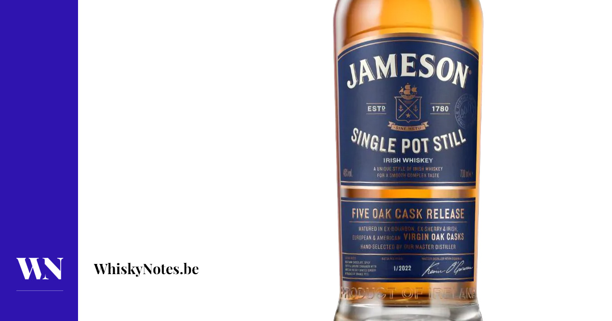Jameson Single Pot Still Irish whiskey review