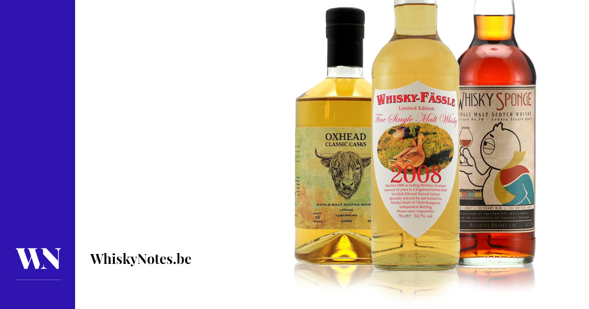 Ledaig 2008 Whisky-Fässle / 2009 Oxhead / 2005 Viski Süngeri