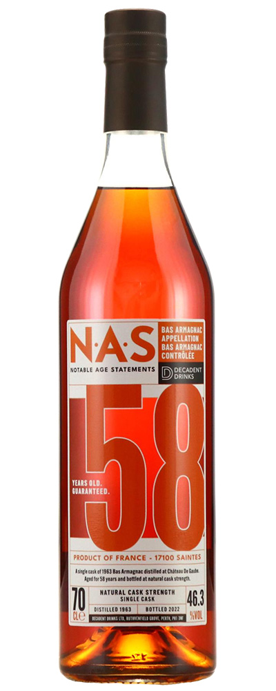 NAS 58 Year Old Armagnac (Decadent Drinks)