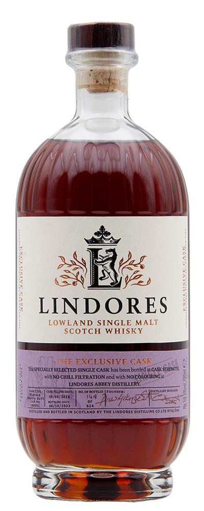 Lindores 2018 (Oloroso cask #180591)