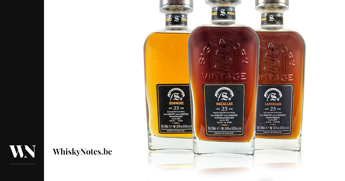 Macallan / Laphroaig / Bowmore 25 Yıl (Symington’ın Seçimi)