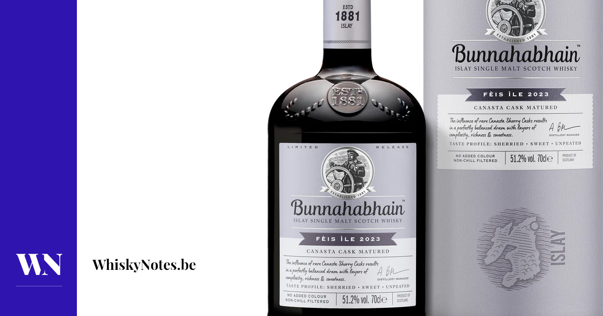 Bunnahabhain Feis Ile 2023 Kanasta Fıçısı
