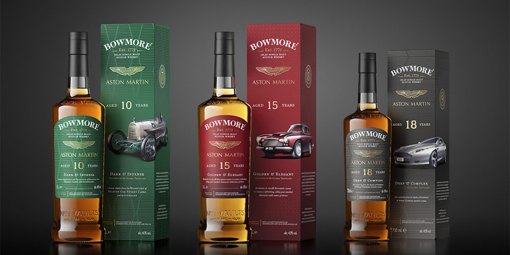 Bowmore / Aston Martin 10 Years, 15 Years, 18 Years (2023)