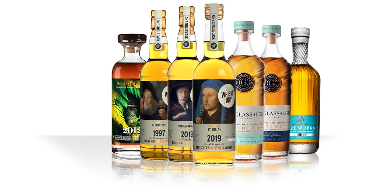 New: The Whisky Jury / Glenglassaugh redesign / White Peak